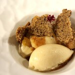 Pondichery - 【デゼール】マサラプリンとフルールドセルのクランブル　カンボジアペッパーと季節のアイス