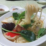 カフェ あぷりこっと  - 柚子胡椒のさわやかな辛さが絶妙