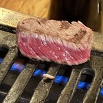 大衆ホルモン・やきにく 煙力 - ハラミポン酢用のハラミ　　肉質かなり良好