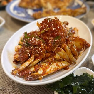韓国料理 釜山 - 料理写真:ヤンニャムケジャン
