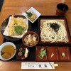 うどん本丸 - えび・なまず御膳（ざる）　1,690円