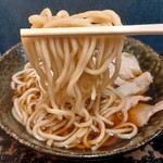 にぼ節 - 肉煮ソバ（中）@\500円