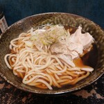 にぼ節 - 肉煮ソバ（中）@\500円