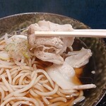 にぼ節 - 肉煮ソバ（中）@\500円
