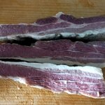 ラチュレ - 猪ベーコン断面