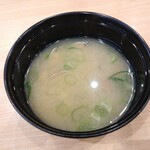河童壽司 盛岡北山店 - あさりの味噌汁
