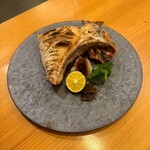 いざかや しん - 寒鰤カマ塩焼きです(o^^o)