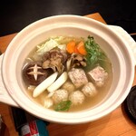 いざかや しん - 塩ちゃんこ鍋です(o^^o)