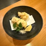 いざかや しん - 鱈白子天ぷらです(o^^o)