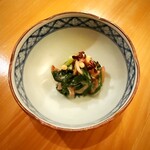 いざかや しん - 赤貝と分葱のぬたです(o^^o)