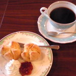 Gohan Ya Kafe Fuusha - スコーンとコーヒーのセット