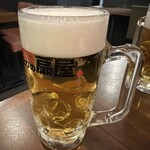 やきとりの扇屋 - 生中