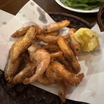 やきとりの扇屋 - 甘エビの唐揚げ
