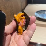 菊鮨 - 雲丹トロ