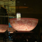 中国飯店 - 二階に展示されている龍の彫刻