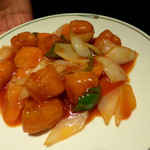 中国飯店 - 揚げ白身魚の甘酢あんかけ