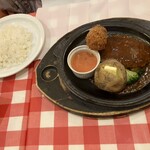 神田グリル - アナタはハンバーグ&クリコロね