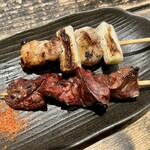 串じまん - 「ねぎま」「白レバー」
