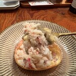 博多炉端 魚男 - 蟹の茶碗蒸し