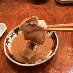 博多炉端 魚男 - お通し～焼き胡麻豆腐～