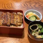 川魚料理 魚庄 - 鰻重（上）　3,800円