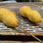 串揚げ処 味串 - 串揚げ（うずら）