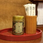 川魚料理 魚庄 - 卓上調味料