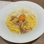 デニーズ - 料理写真:ふわふわチーズのカルボナーラ¥1397