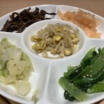 焼肉 三千里 - ナムル盛り合わせ