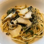 イリエスケープ - アワビとぺペロンチーノ