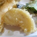 玄庵 - リンゴのてんぷら