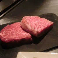 WITH THE STYLE ステーキハウス ミディアムレア - お肉は齊藤牛。ロースとヒレ