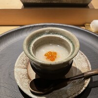 京都 鮨ノ蔵 - イクラと蕪のすり流し