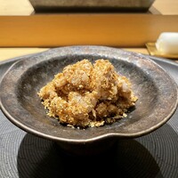 京都 鮨ノ蔵 - 真鯛の白子 冷たいフライ