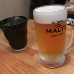 恵風和暢　あっと - ・生ビール、梅酒ソーダ