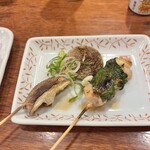 やきとり大吉 - しいたけになみだ焼き