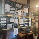 こむぎ日和 - 右から入って、このボードで注文を決めます