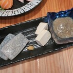 恵風和暢　あっと - ・コース 先付3種盛り