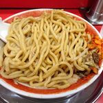 ラーメン タロー 五反田の陣 - 小ラーメン豚入り1,100円（野菜マシ、アブラ、あげ辛、削り節）