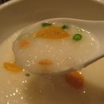 中国菜 RUFUFU - 秋鮭の広東粥アップ(2014.09)