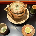 室町 和久傳 - 松茸と赤魚鯛の土瓶蒸し