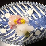 室町 和久傳 - 烏賊と鯛