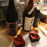 日本酒と私 - 国権と出羽豊穣（各４００円）