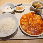 中華料理福臨門 - 海老と玉子炒めのチリソース煮900円