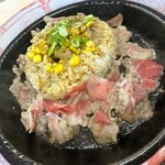 ペッパーランチ アリオ札幌店 - 主の「ビーフペッパーライス」ライスM・お肉大盛り