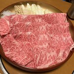 万彩 - スペシャル牛ロースすき焼き　３人前