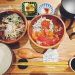 こめらく たっぷり野菜とお茶漬けと。 - 