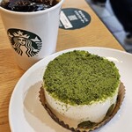 スターバックスコーヒー - 料理写真:濃厚抹茶ティラミス+アイスコーヒー