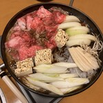 万彩 - スペシャル牛ロースすき焼き
