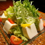 京都のお豆腐サラダ